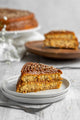 Torta de Vainilla con Arequipe Saludable