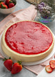 Torta de Queso con Mermelada de Fresa Saludable
